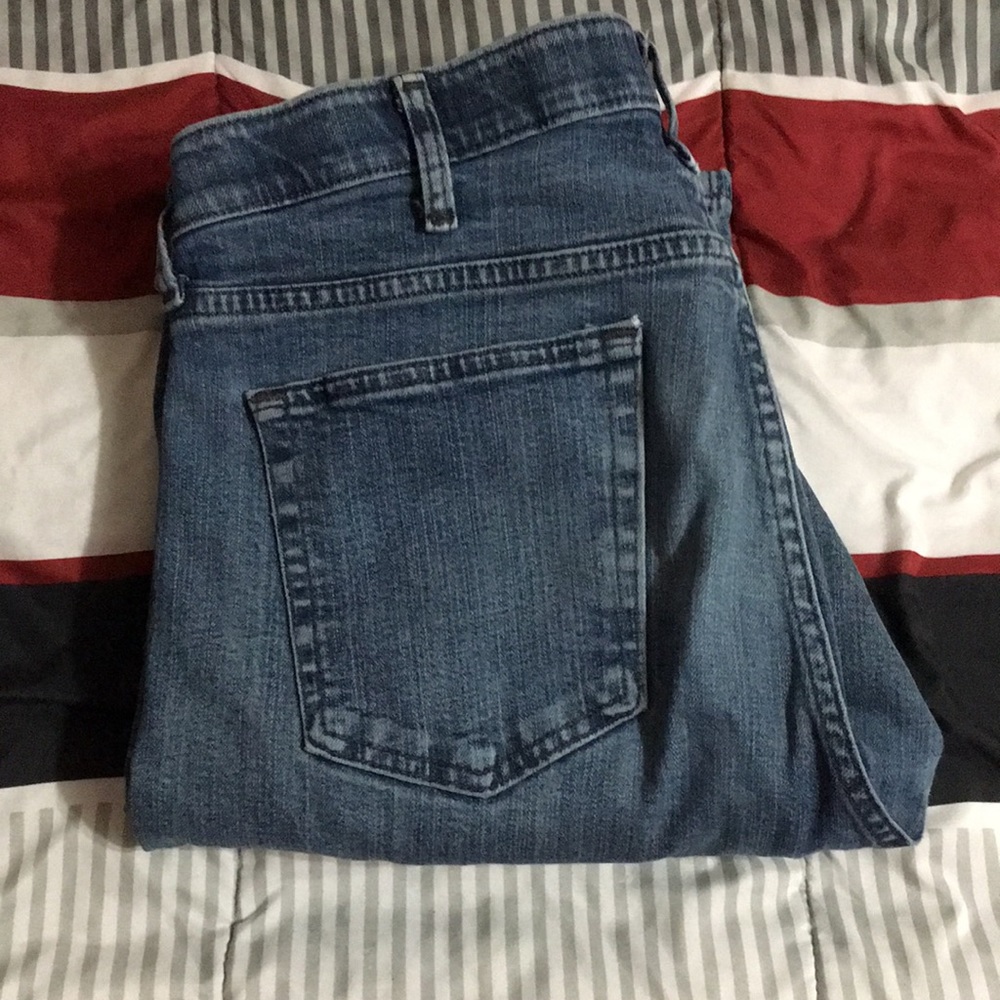 Blue jeans, size 34x34 regular fit style Wranglers